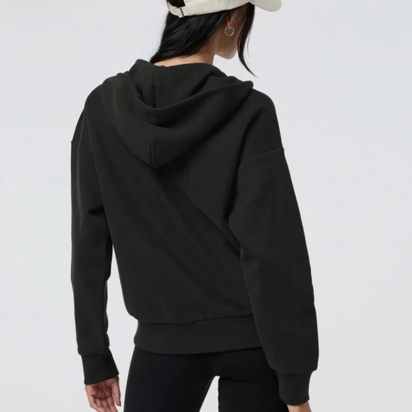 Vuori Restore Full Zip Hoodie (Black (Washed), XL) - Picture 3 of 10